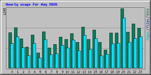 Hourly usage for May 2026